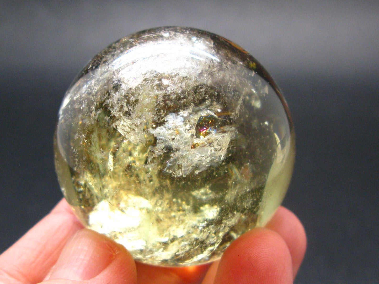 Citrine Sphere From Brazil - 1.6" - 107.3 Grams