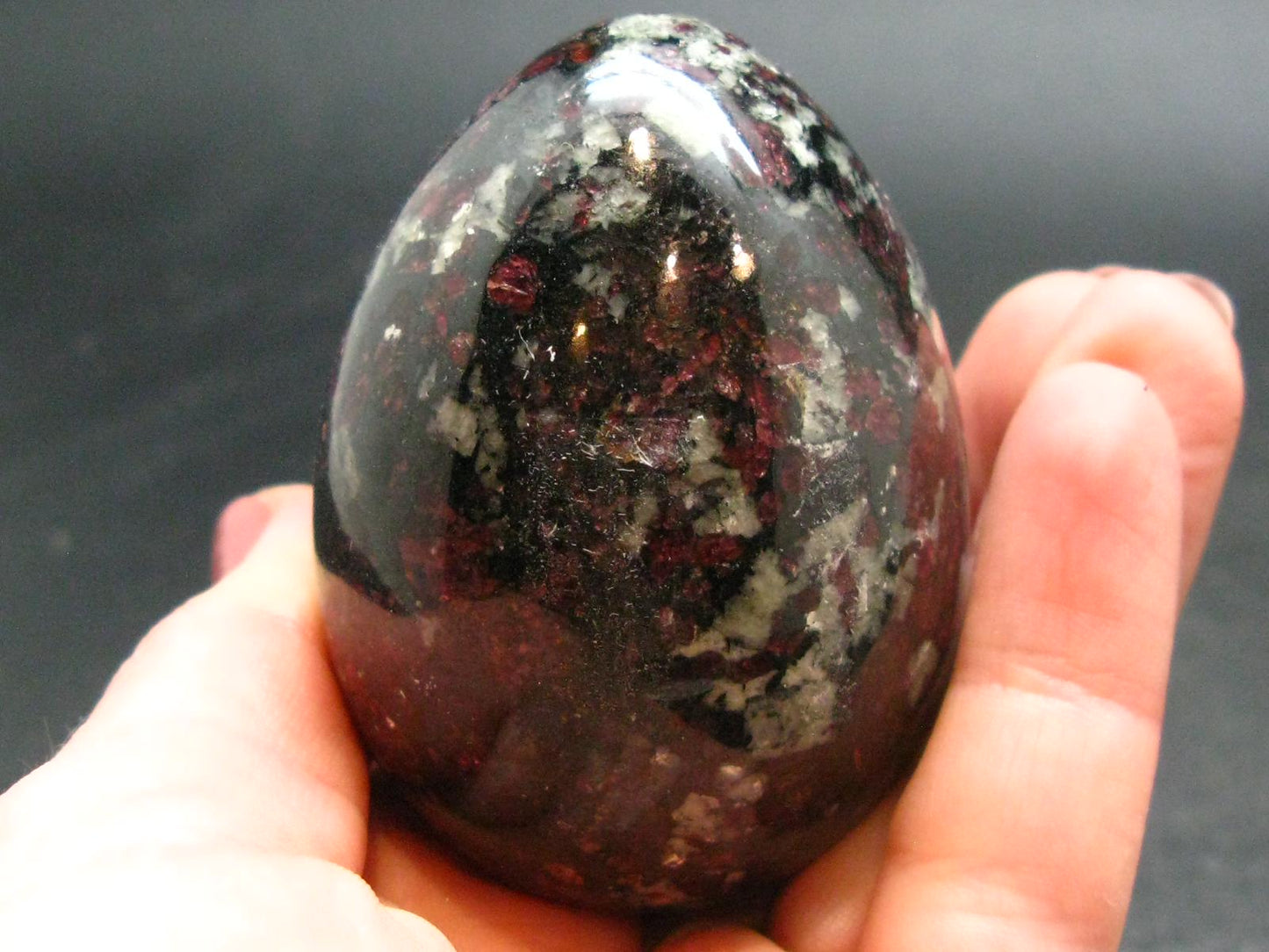 Nice Red Eudyalite Eudialite Egg From Russia - 2.3"