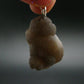 Truffle Chalcedony!! Spheroidal Chalcedony Nodules Crystal Silver Pendant From Morocco - 1.6"