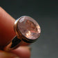 Pink Beryl!! Amazing Natural Morganite Silver Ring From Brazil - Size 7 - 3.18 Grams