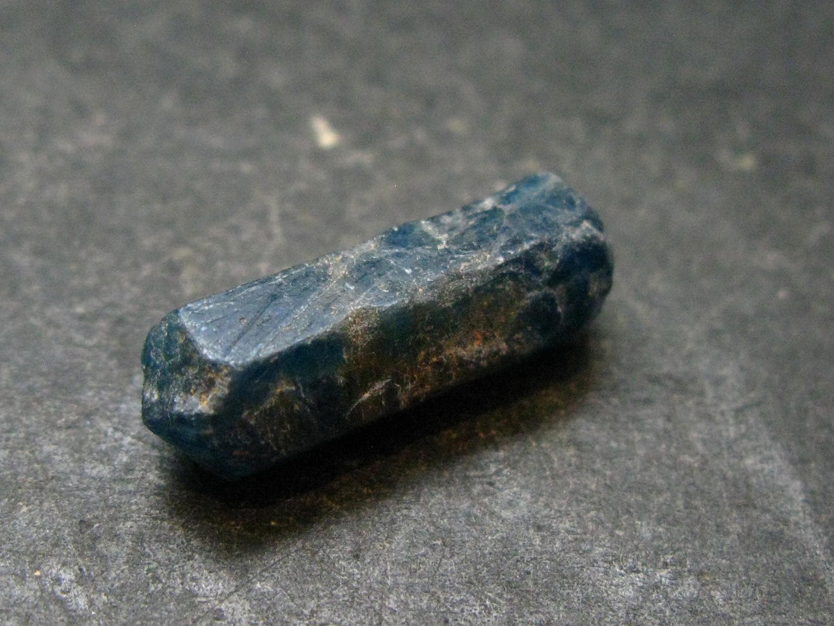 Large Neon Blue Apatite Crystal From Brazil - 0.8" - 2.23 Grams