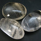 Pliny the Elder and Quartz!! Lot of Three Clear Quartz Polished Palmstone From Madagascar