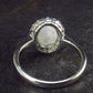 Natural Oval Shaped Glow From Inside Moonstone 925 Silver Ring - Size 4.75 - 2.27 Grams