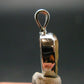 Large Natural Agni Gold Danburite Sterling Silver Pendant from Tanzania - 0.7" - 1.20 Grams