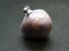Purple Jade Silver Pendant From Turkey - 1.0" - 10.66 Grams