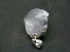 Dumortierite In Terminated Quartz Crystal Silver Pendant From Brazil - 1.1" - 3.87 Grams