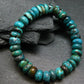 Turquoise Genuine Untreated Bracelet ~ 7 Inches ~ 10mm Rondelle Beads