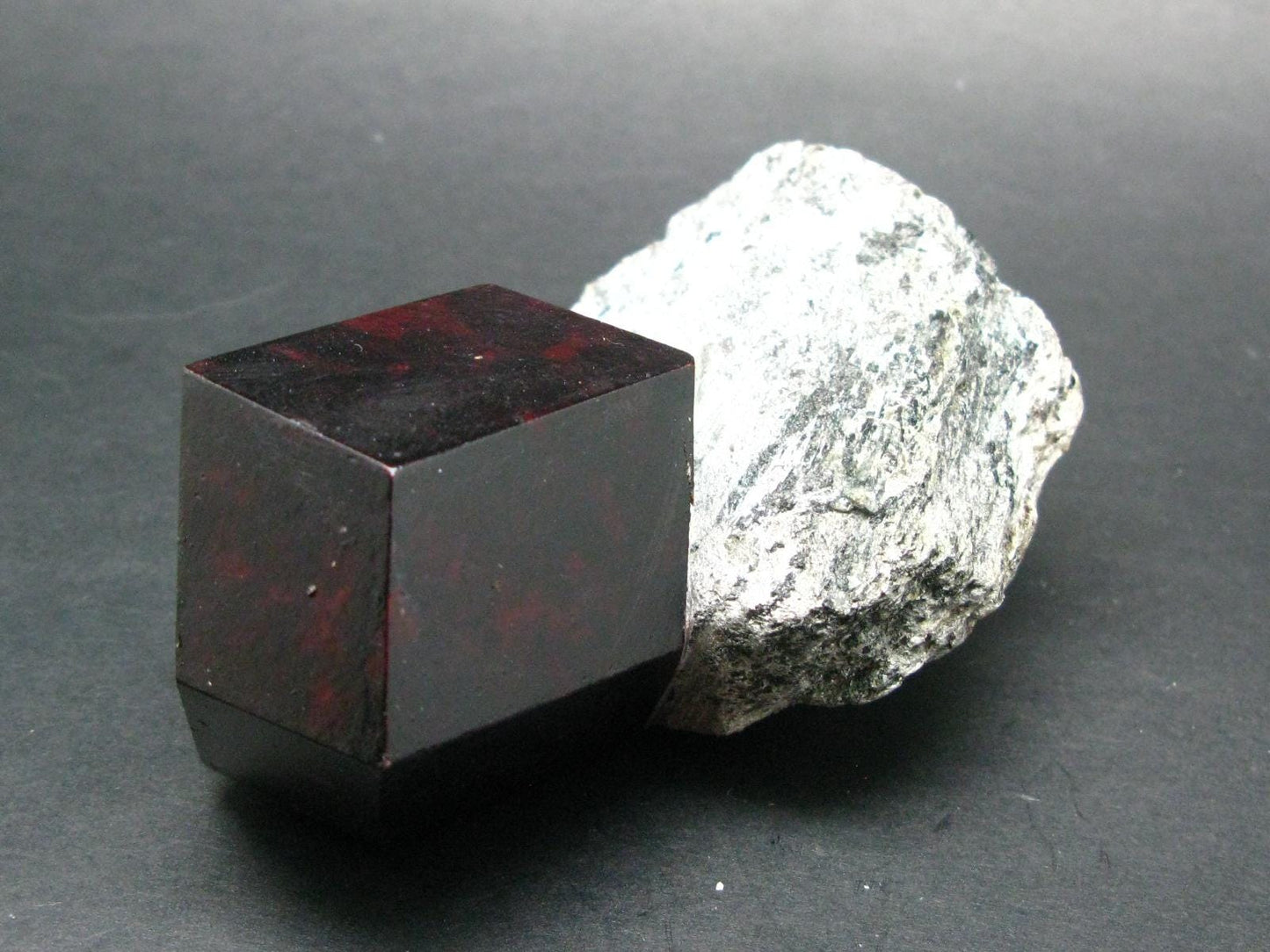 Red Garnet Almandine Cluster From Austria - 3.7"