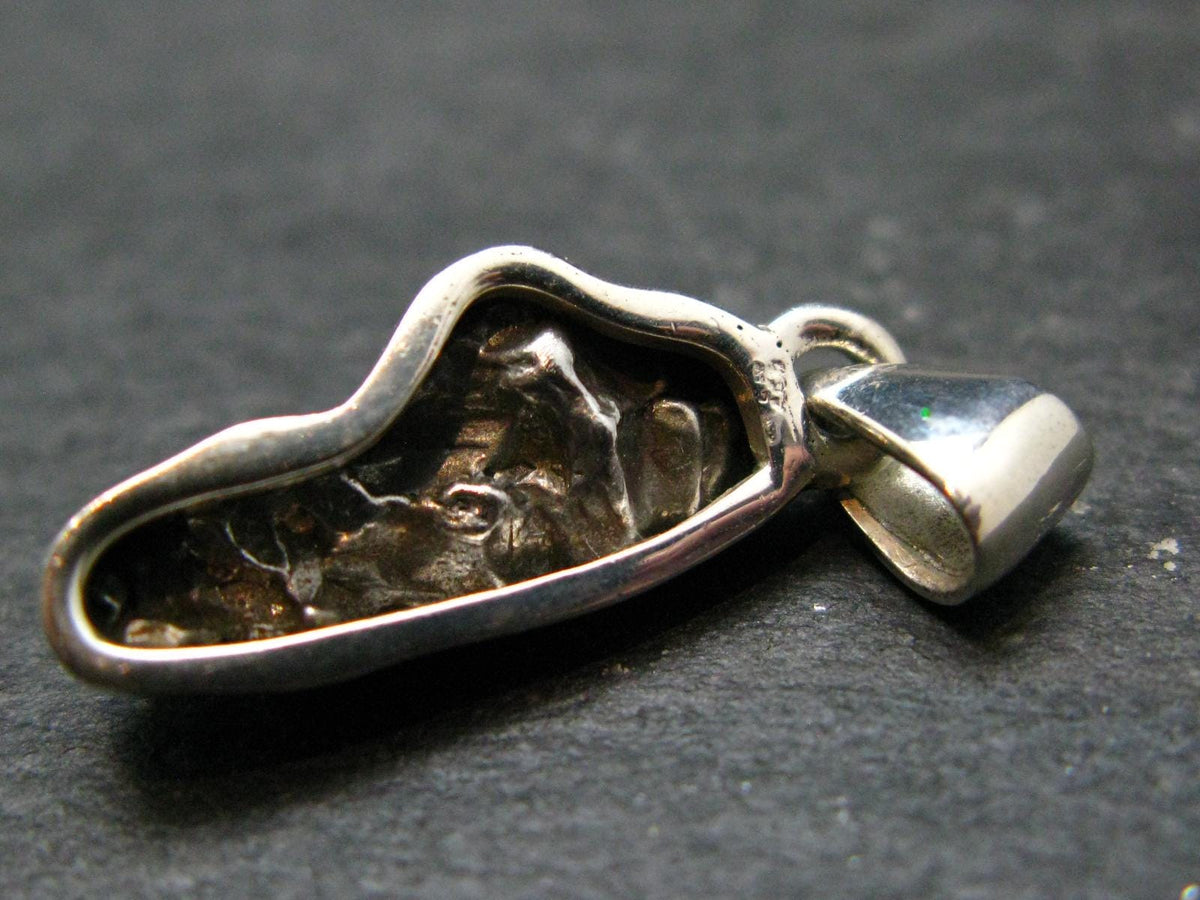 Large Campo Del Cielo Meteorite Pendant from Argentina - 1.1"
