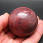 Large Cinnabar Ball Sphere from Spain - 176.6 Grams - 2.0"