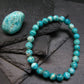 Russian Amazonite Genuine Bracelet ~ 7 Inches ~ 7mm Round Beads