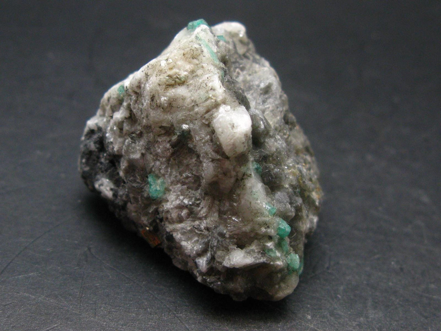 Emerald Beryl Crystals On Matrix From Colombia - 1.8"- 63.97 Grams