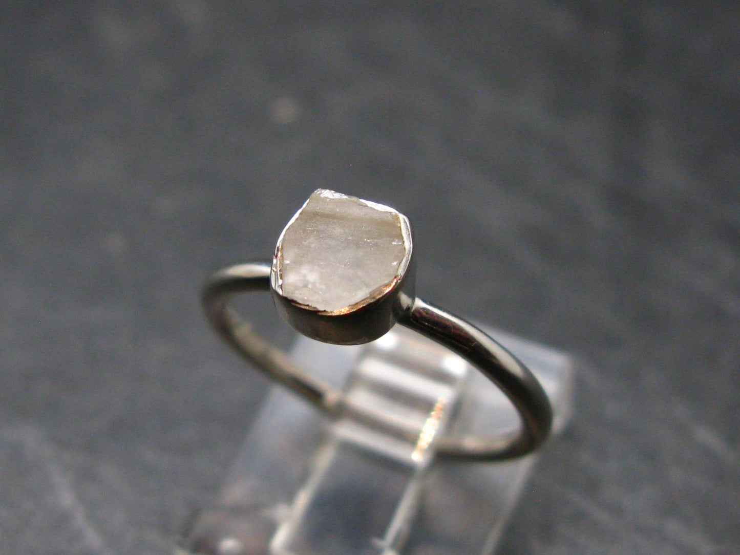 Phenakite Phenacite Sterling Silver Size 6 Ring from Russia - 1.71 Grams