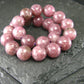 Lepidolite Genuine Bracelet ~ 7 Inches ~ 8mm Round Beads