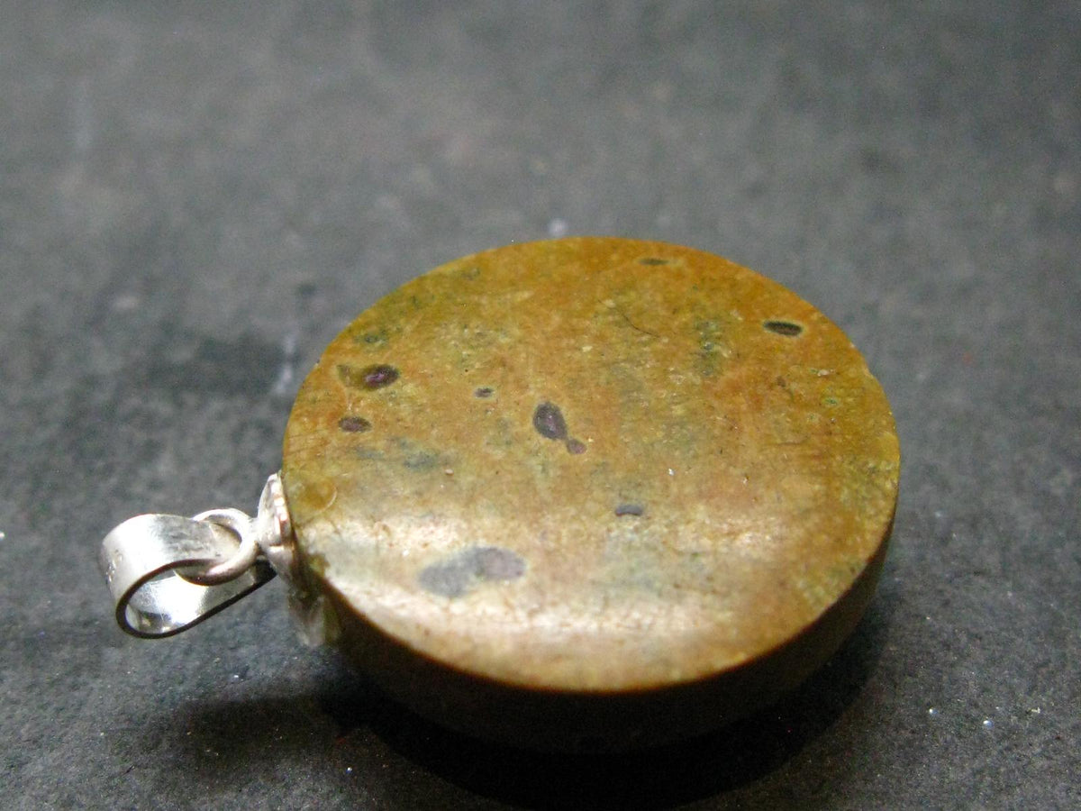 Rare SS Pendant Atlantasite Stichtite + Serpentine from Australia - 1.4"