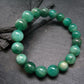 Emerald Gem Genuine Bracelet ~ 7 Inches ~ 10mm Round Beads