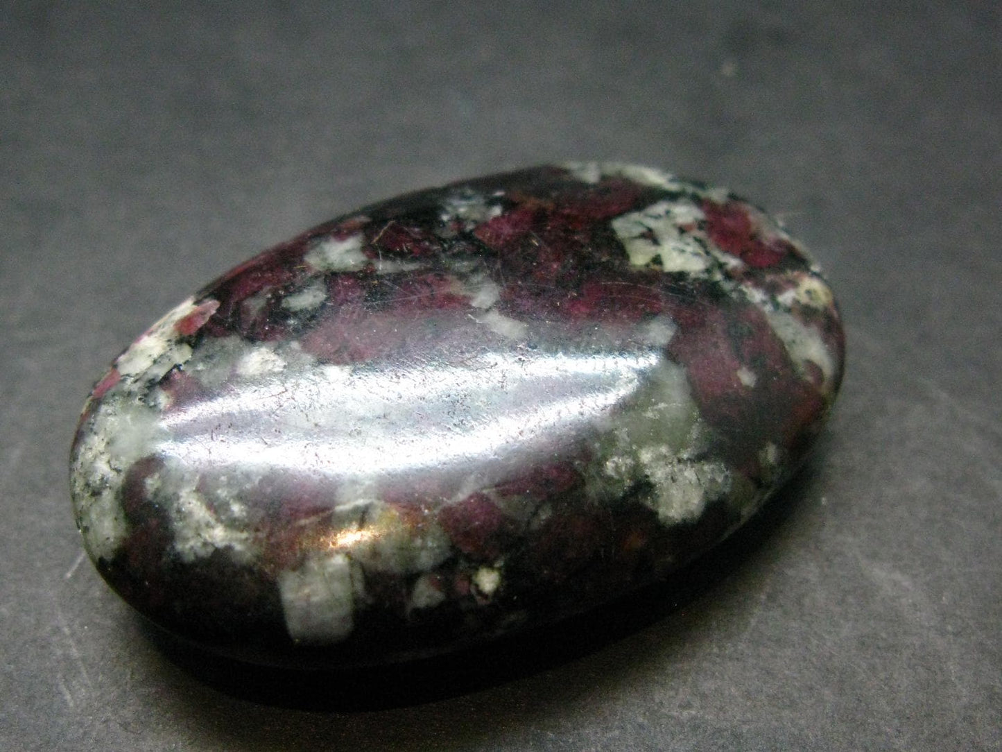 Eudialyte Tumbled Stone From Russia - 1.5" - 19.0 Grams