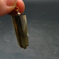 Natural Unheated Citrine Sterling Silver Gold Plated Pendant from Zambia - 1.4" - 4.34 Grams