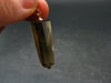 Natural Unheated Citrine Sterling Silver Gold Plated Pendant from Zambia - 1.4" - 4.34 Grams