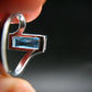 Natural Faceted Round Swiss Blue Topaz Crystal Sterling Silver Ring - 3.71 Grams - Size 6