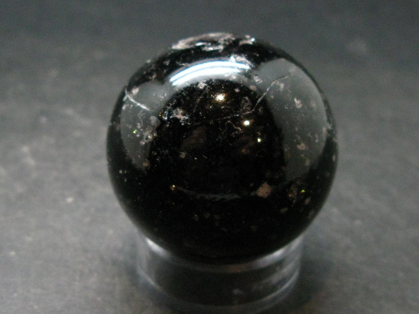Incredible Cintamani Stone Pearl of Fire Sphere Ball from Indonesia - 1.2" - 85.81 Grams