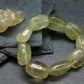 Libyan Tektite Glass Genuine Bracelet ~ 7 Inches ~ 20mm Tumbled Beads