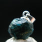 Blue Lazulite Silver Pendant From Pakistan - 0.6" - 1.18 Grams