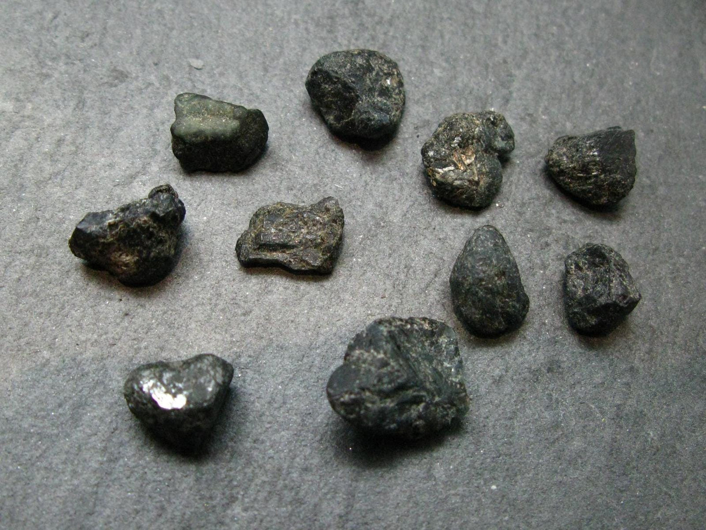 Lot of 10 Rare Alexandrite Chrysoberyl Crystals From Brazil - 38.42 Carats