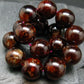 Gem Garnet Hessonite Genuine Bracelet ~ 7.5 Inches ~ 15mm Round Beads