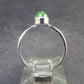 Tsavorite Green Garnet Sterling Silver Ring from Tanzania - 1.97 Grams - Size 6