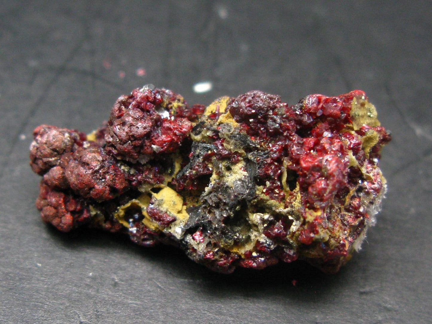 Rare Gem Proustite Cluster From Morocco - 1.4" - 12.42 Grams