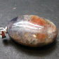 Iolite Cordierite & Sunstone Silver Pendant From India - 1.2" - 5.8 Grams