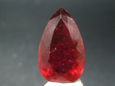 Pink Tourmaline Cut Stone Gem From Brazil - 18.26 Carats - 24x14mm