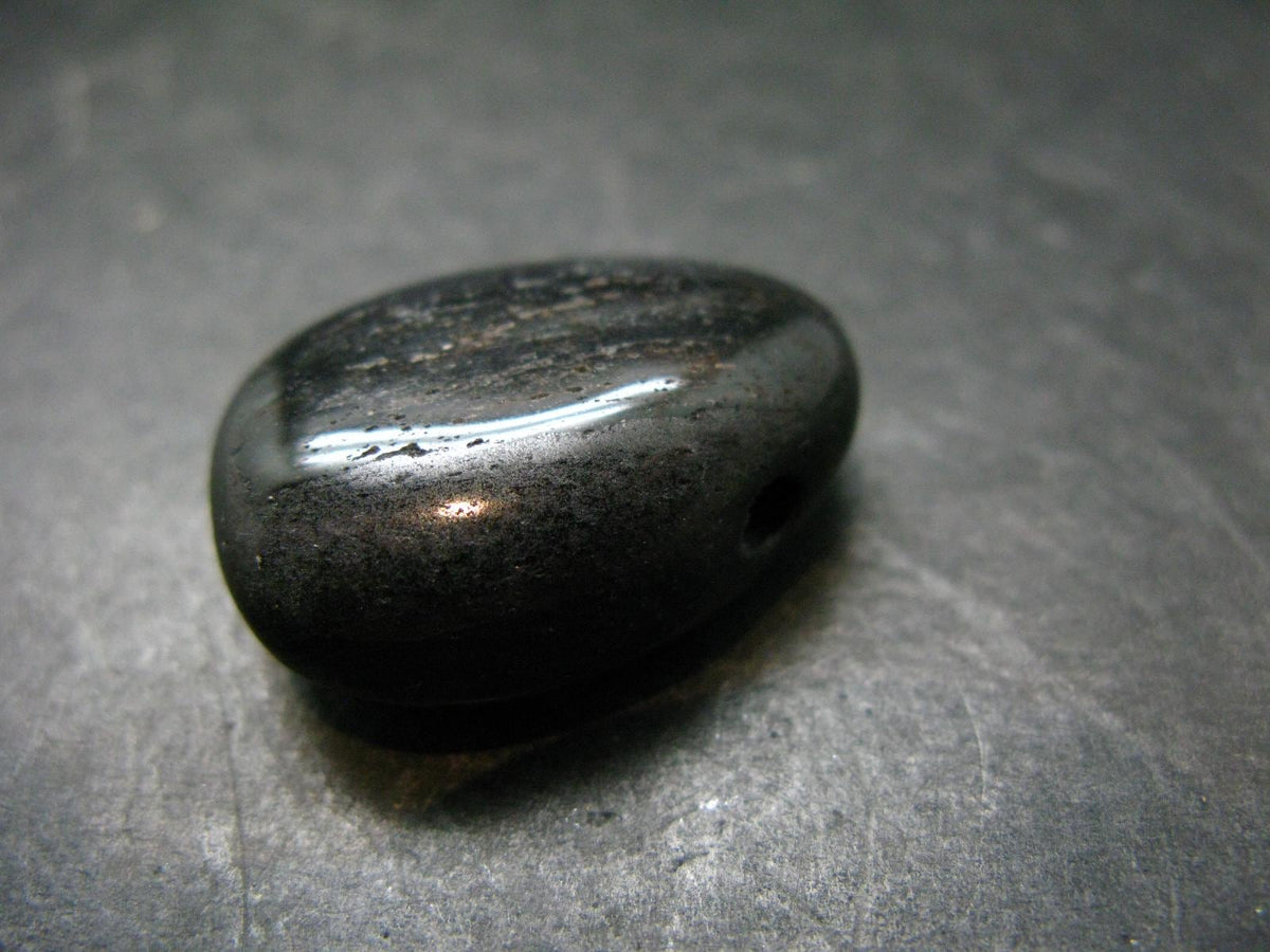 Rare ISUA Stone Metal Free Pendant From Greenland - 1.2" - 17.04 Grams