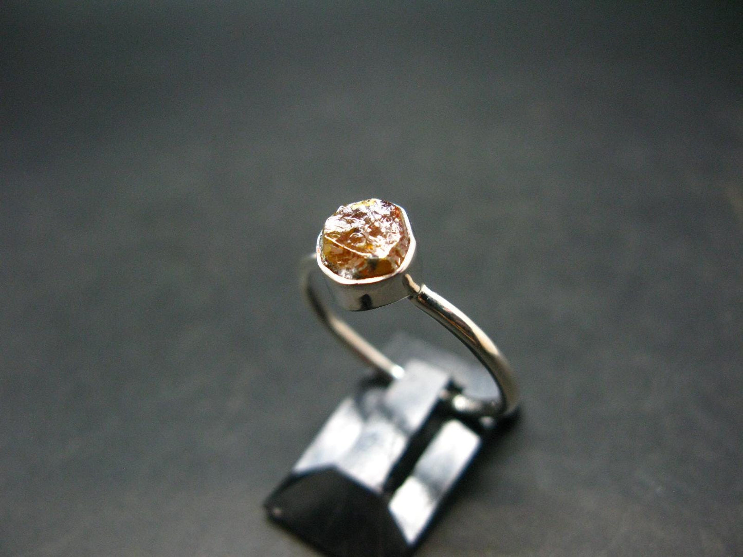 Sphalerite Silver Ring From Spain - Size 8 - 2.08 Grams