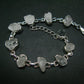 Phenakite Phenacite Silver Bracelet From Brazil- 7" - 14.0 Grams