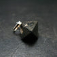Magnetite Crystal Silver Pendant From Bolivia - 0.8" - 2.62 Grams