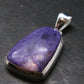 Rare High-Quality Charoite Silver Plated Pendant From Russia - 1.4" - 6.76 Grams