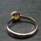 Fabulous Untreated Faceted Gem Imperial Topaz 925 Silver Ring from Brazil - Size 9 - 3.13 Grams