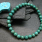 Turquoise Genuine Untreated Bracelet ~ 7 Inches ~ 6mm Round Beads
