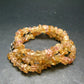 Extremely Rare Imperial Topaz Necklace From Brazil - 19" - 6 mm Polished Crystal Beads