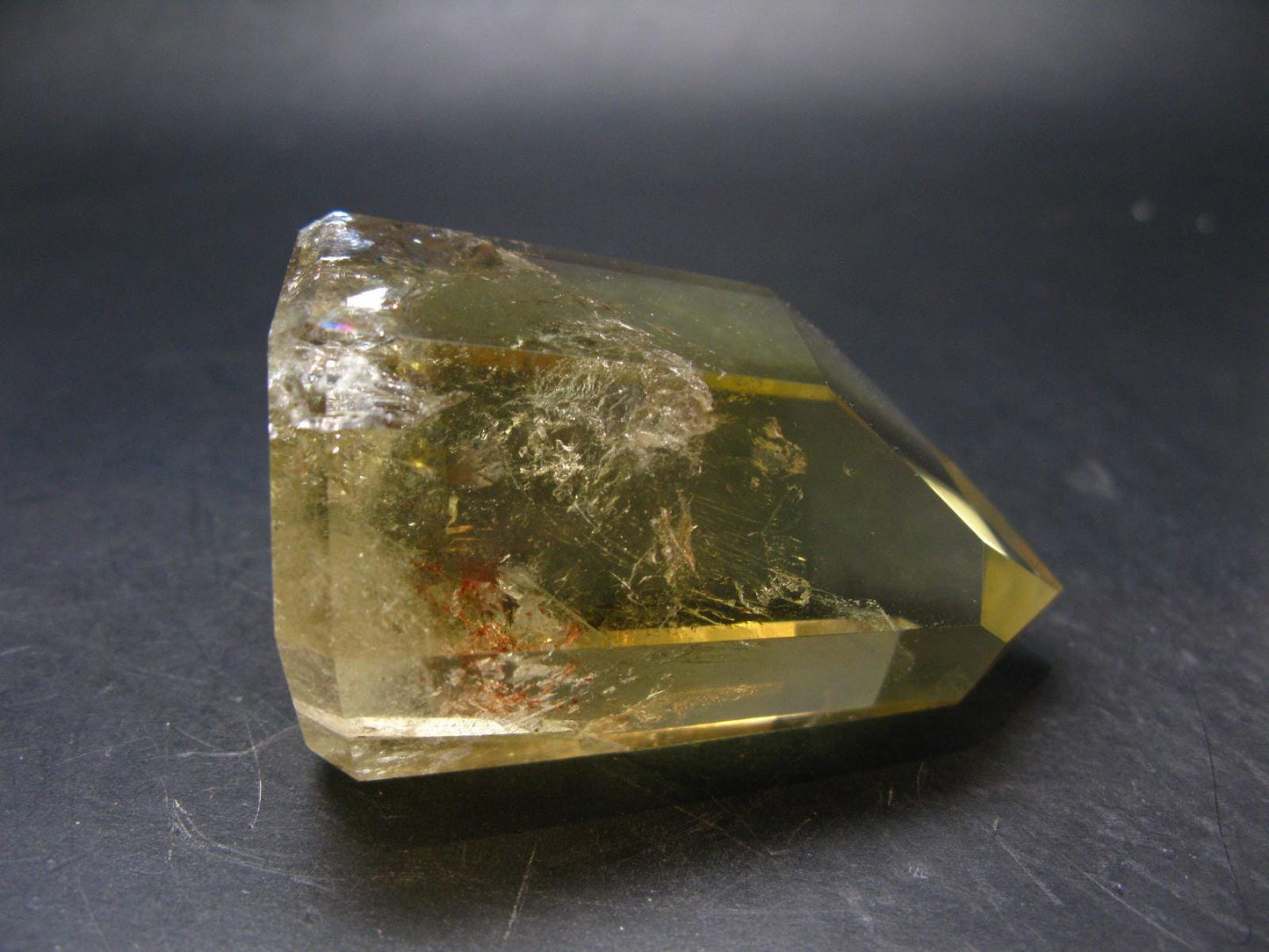 Citrine Unheated Polished Crystal From Brazil - 2.9" - 199.23 Grams