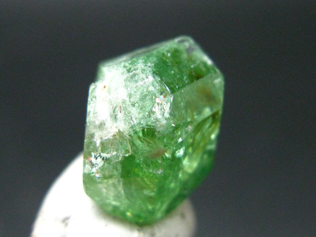 Gem Tsavorite Tsavolite Garnet Crystal From Tanzania - 12.85 Carats - 0.5"
