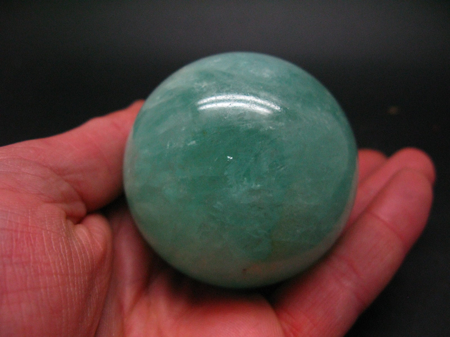 Genuine Blue Aquamarine Sphere Ball From Brazil - 2.3" - 301 Grams