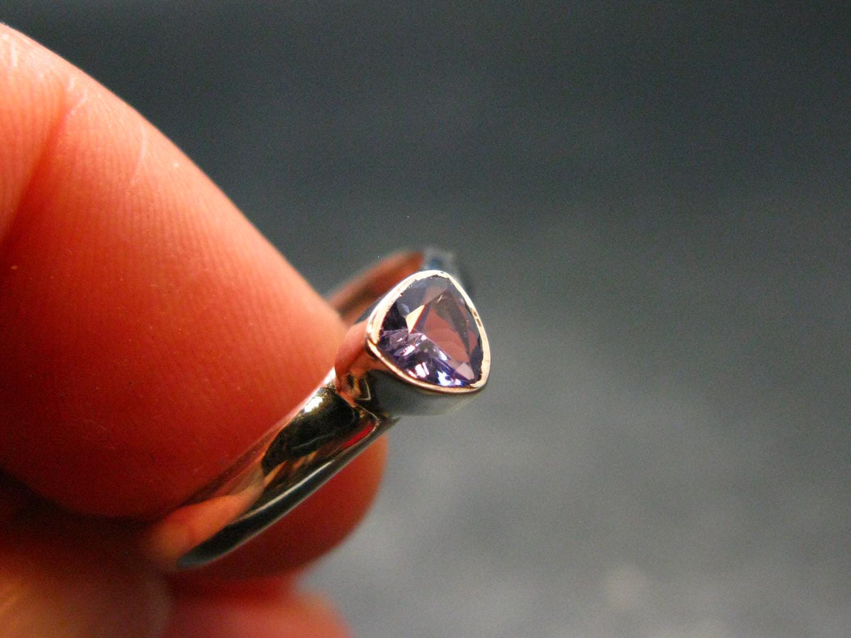 Tanzanite (Zoisite) Sterling Silver Ring - 1.70 Grams - Size 7