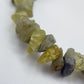 Natural Chrysoberyl Chip Bracelet, Raw Crystal Gemstone Stretch Jewelry