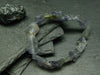 Iolite Cordierite Genuine Bracelet ~ 7 Inches ~ 15mm Raw Beads