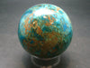 Chrysocola Chrysocolla Sphere From Peru - 2.0"