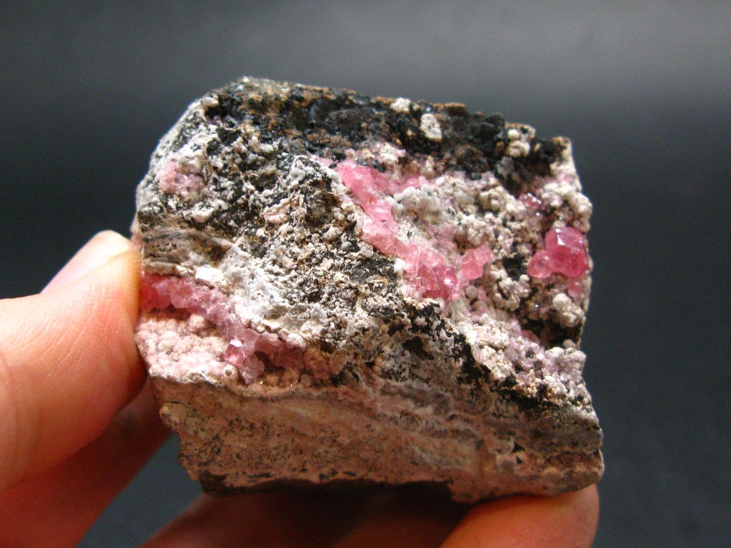 Rhodochrosite Gem Cluster From Peru - 1.8" - 122.83 Grams
