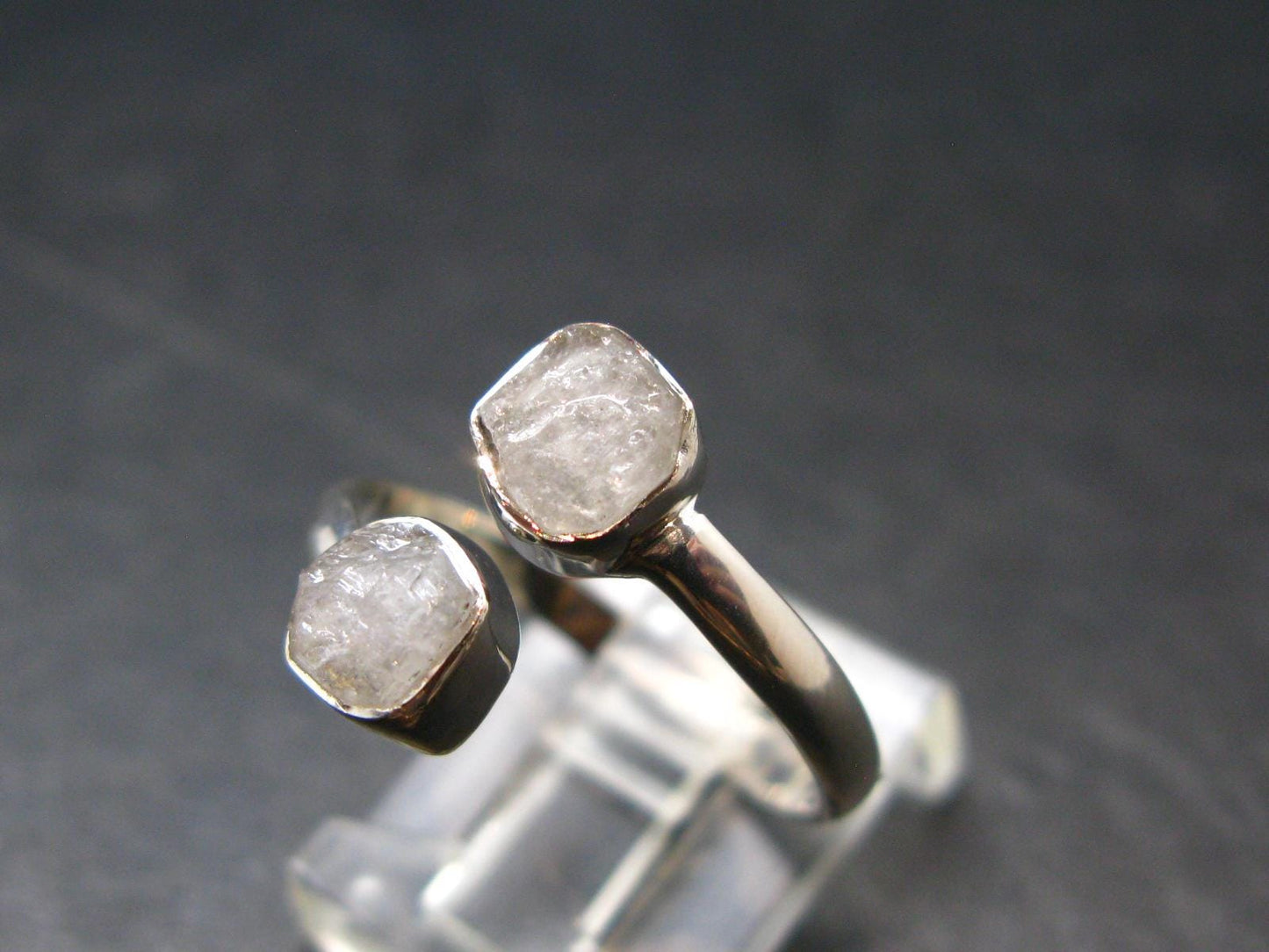Natrolite Silver Ring From Russia - 2.15 Grams - Size 9